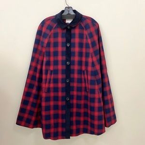 Court & Rowe Plaid Cape